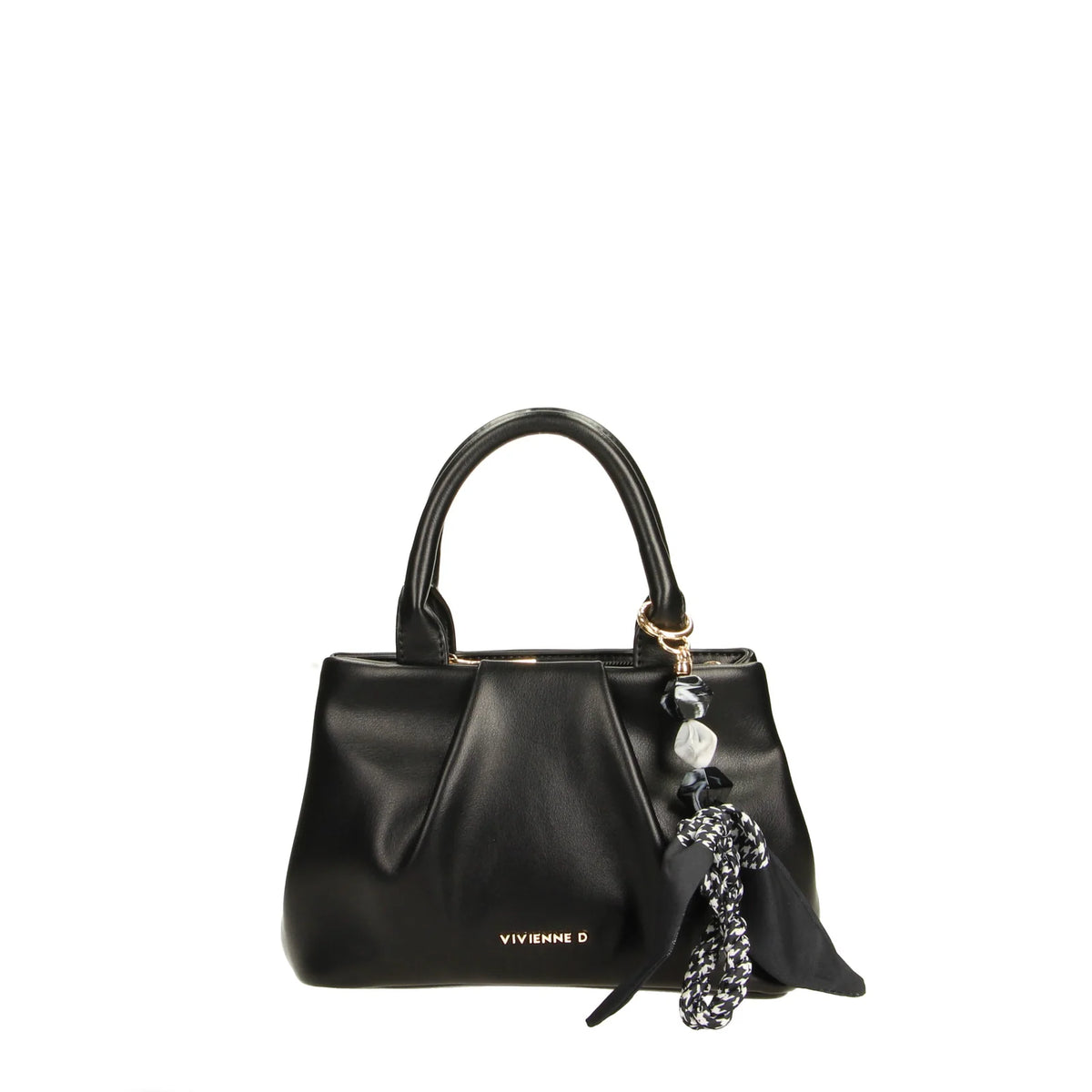 VIVIENNE D MINI BAG EMMA BLOOM NERO