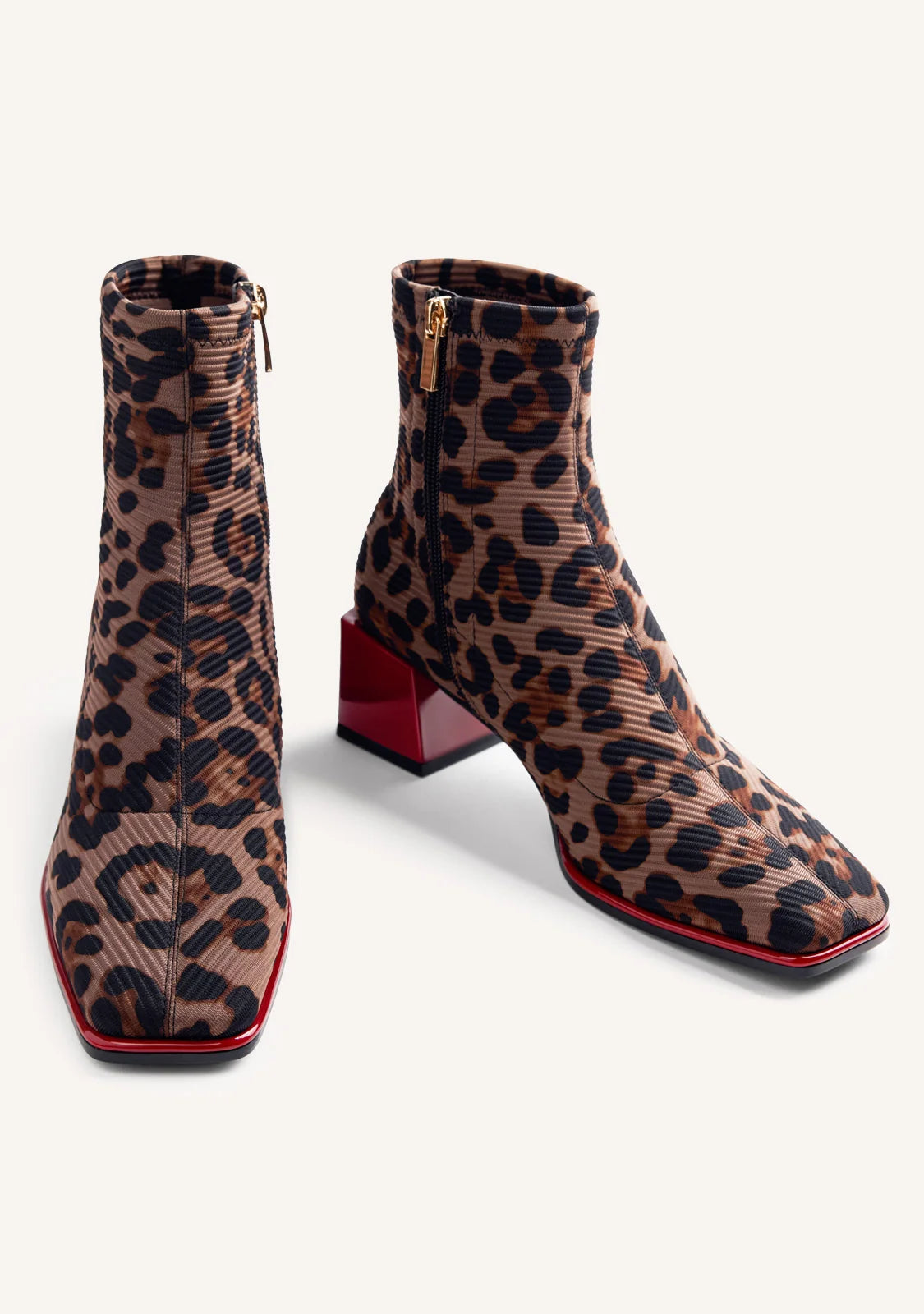 GIOSEPPO STIVALETTI ELASTICI CON STAMPA LEOPARD