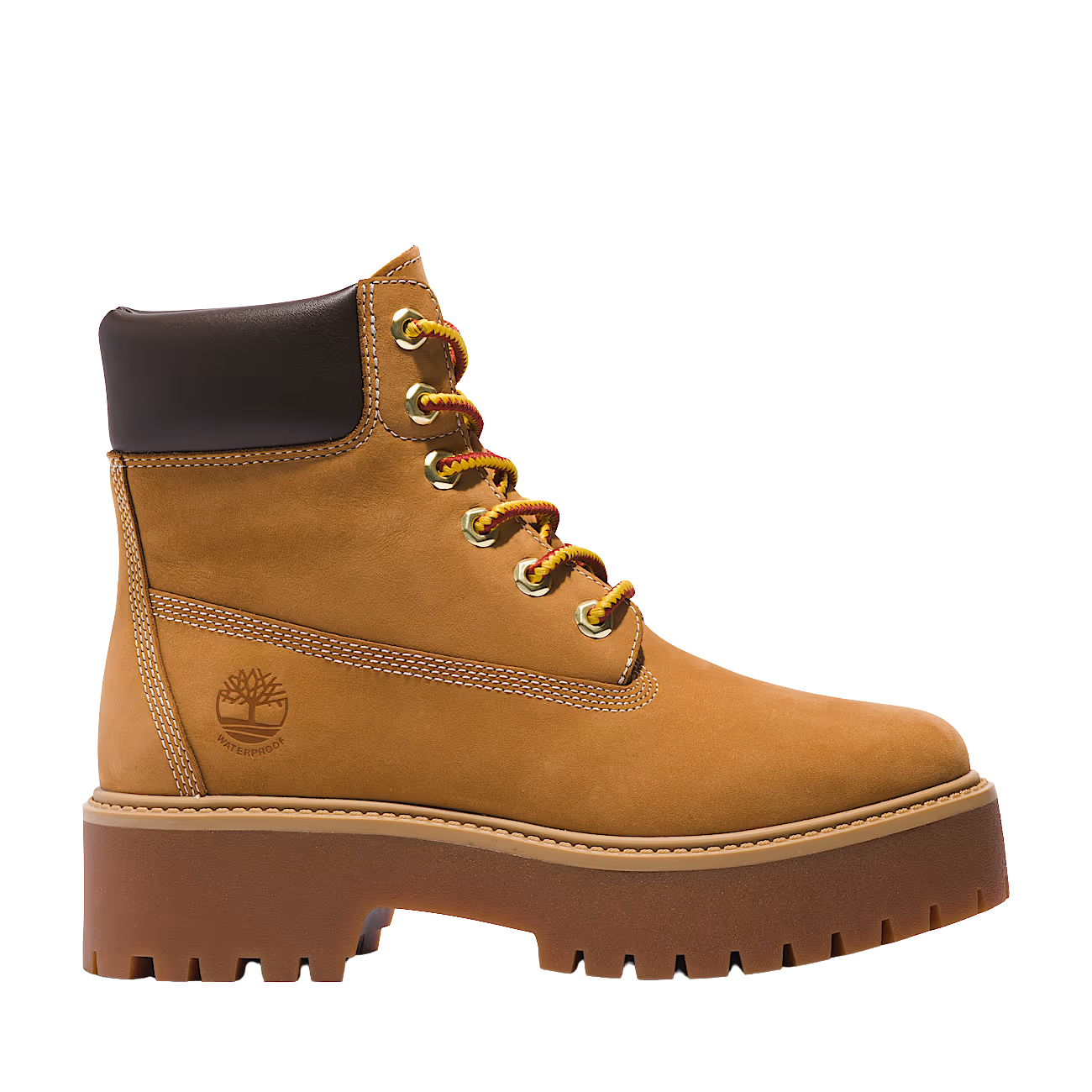 TIMBERLAND Stivale con Plateau Stone Street 6-Inch giallo