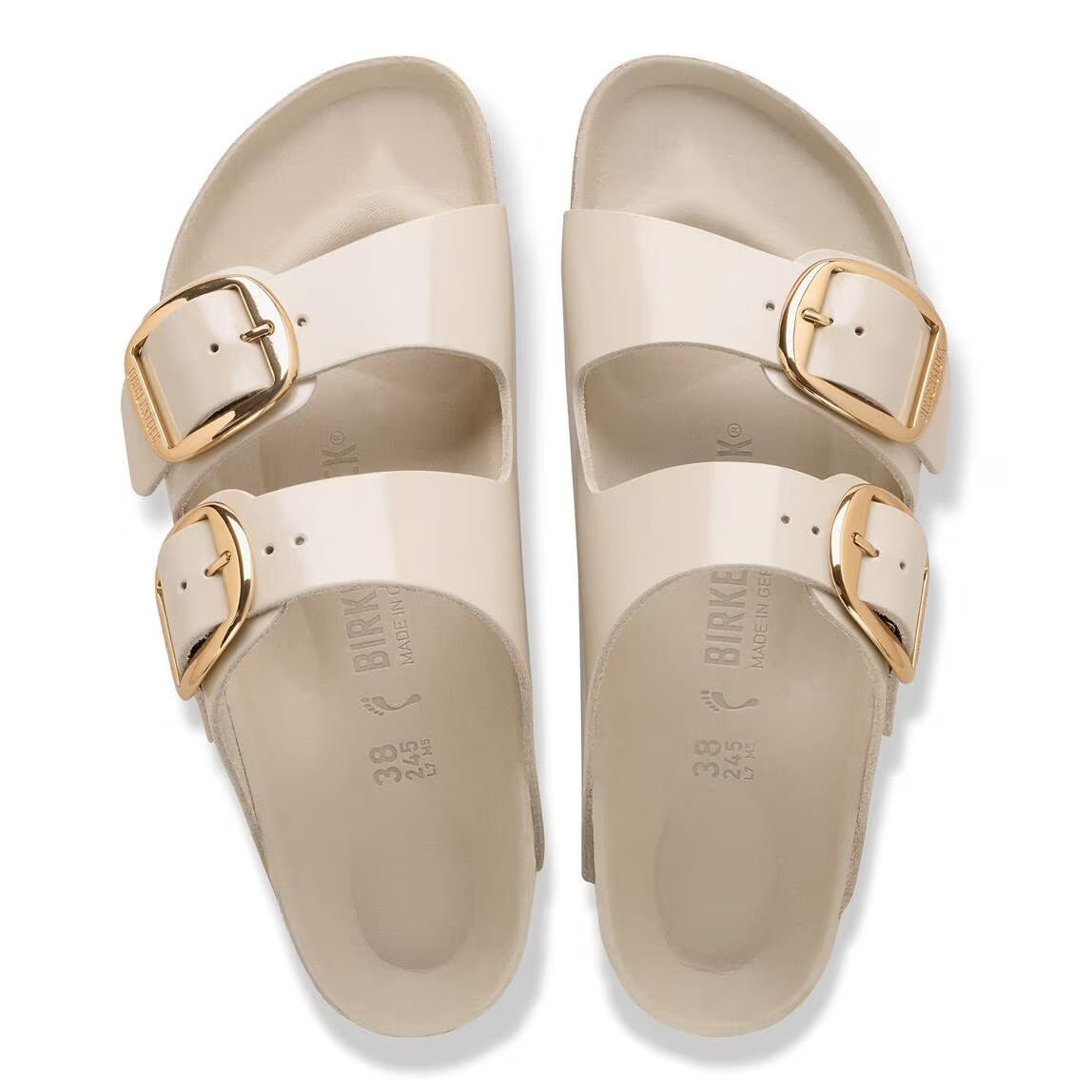 BIRKENSTOCK ARIZONA BIG BUCKLE HIGH SHINE OYSTER