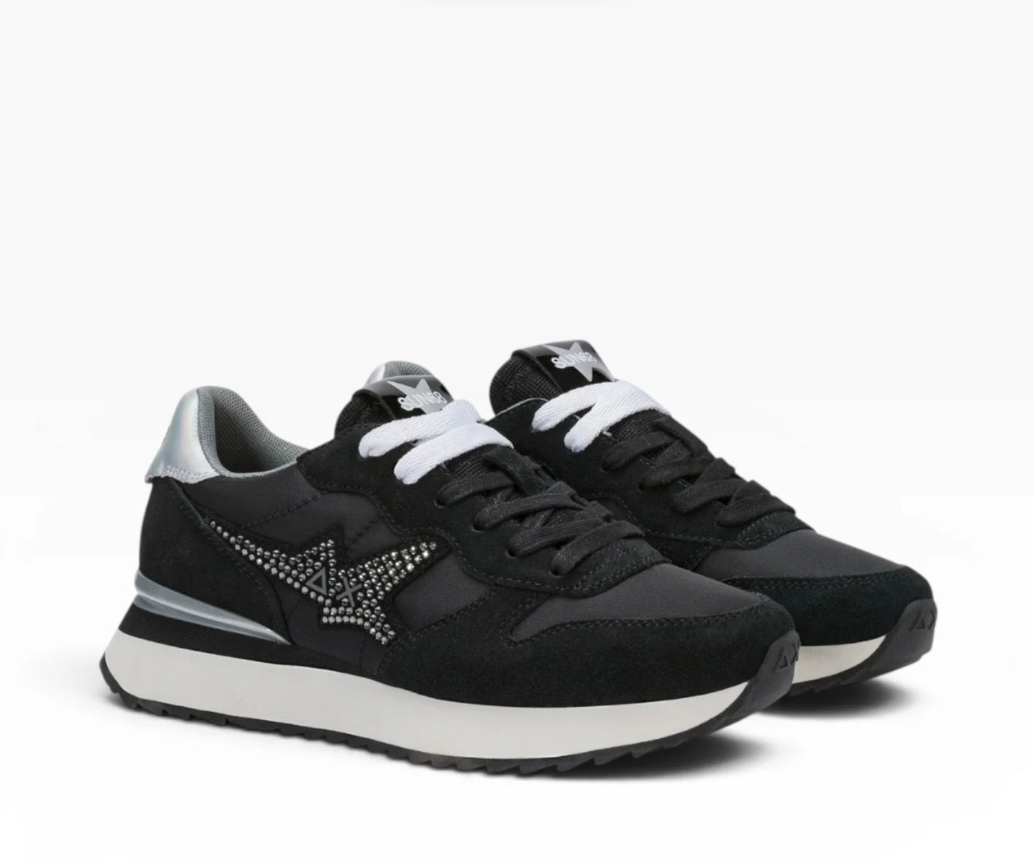 SUN68 SNEAKERS DONNA STARGIRL NERO