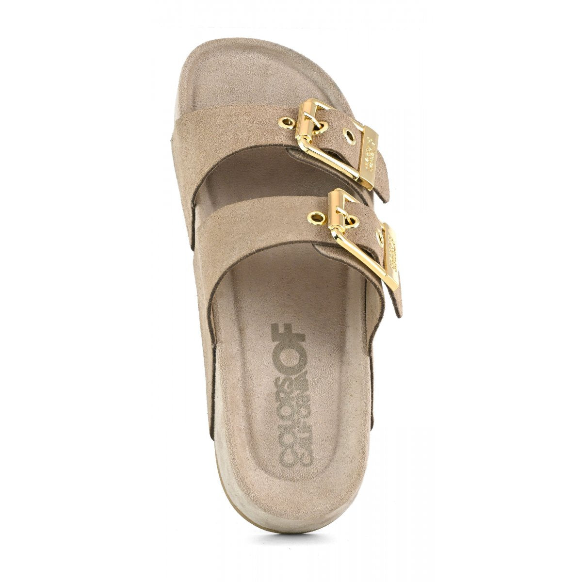 COLORS OF CALIFORNIA PLATFORM SUEDE MUD