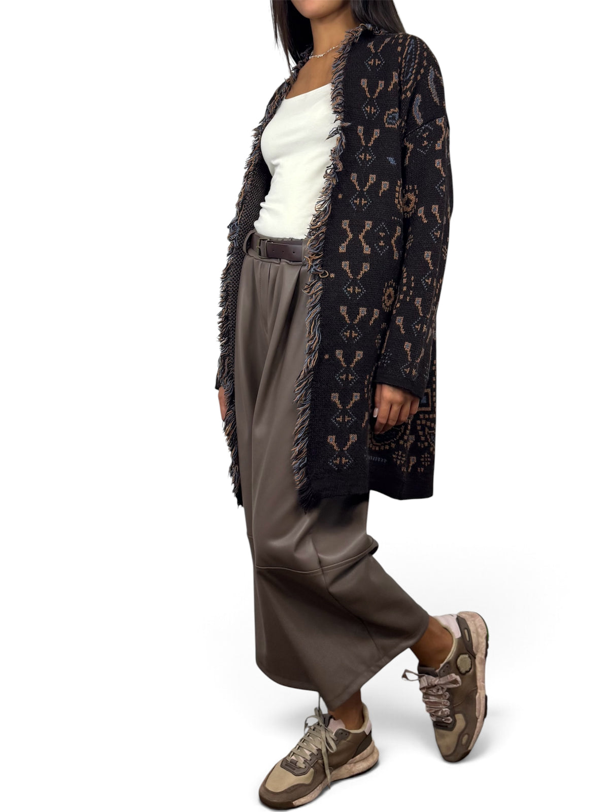 CECILE CARDIGAN ALANUI MARRONE