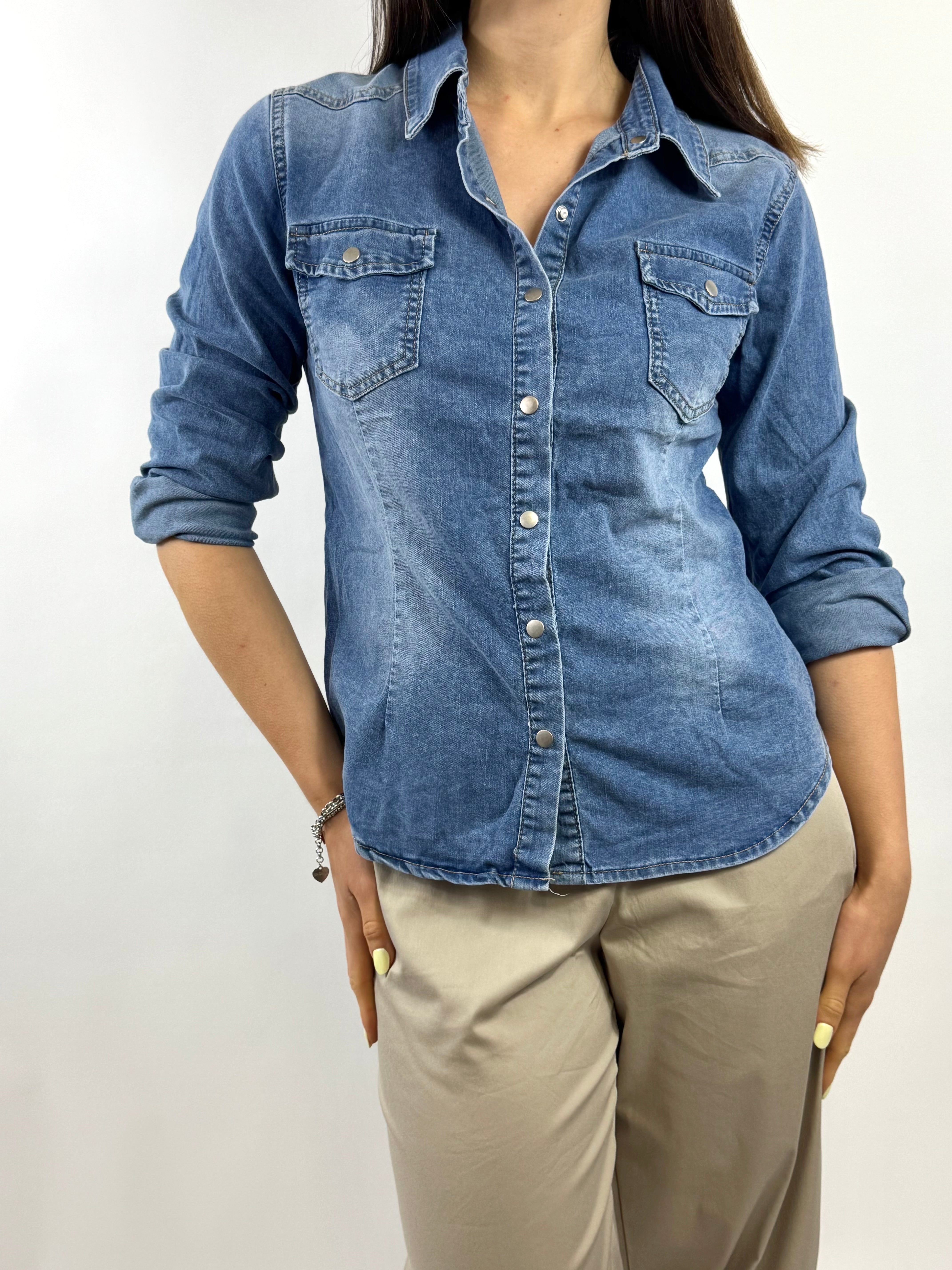 CECILE CAMICIA JEANS SLIM