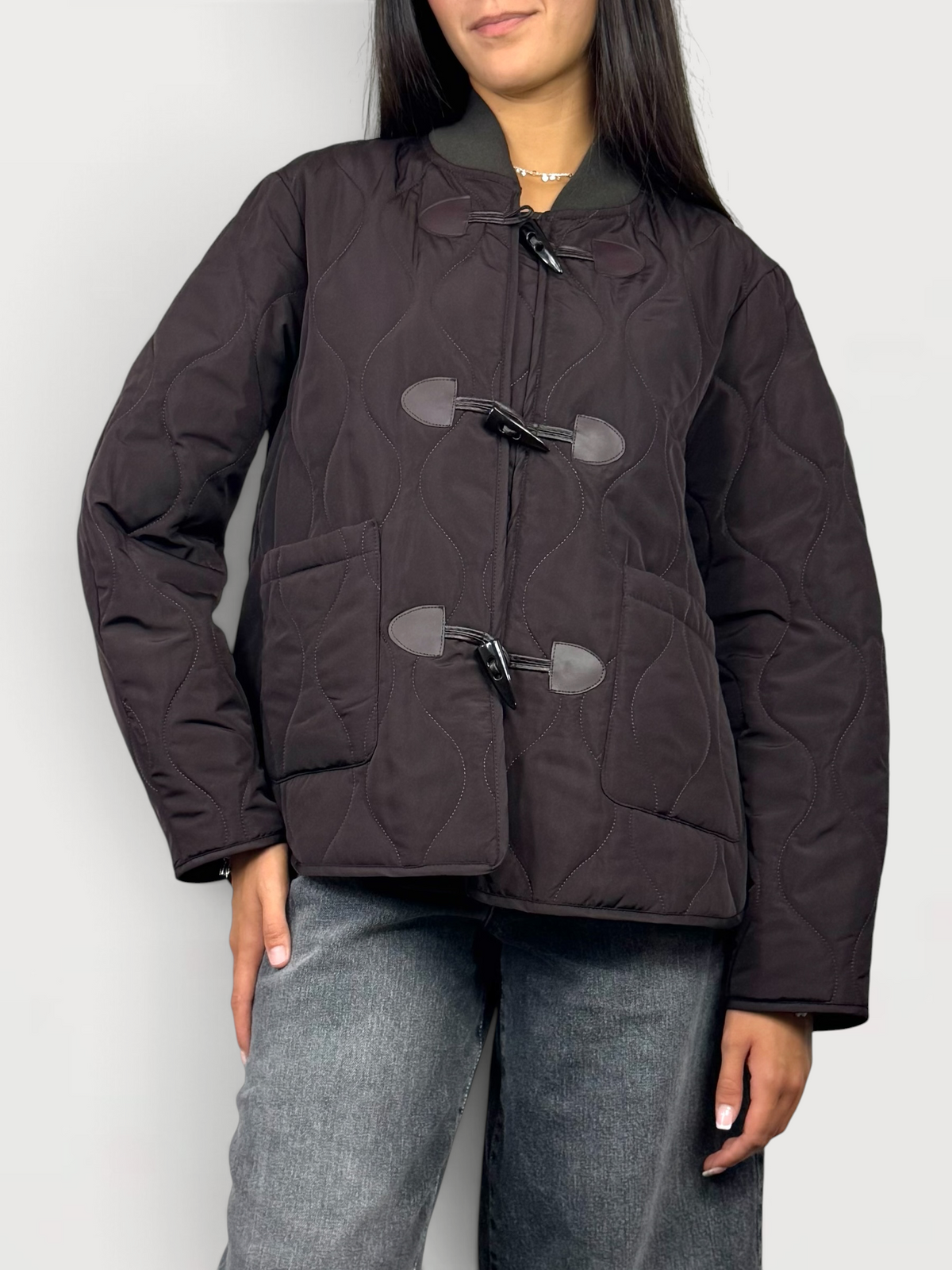 SUSY MIX BOMBER TRAPUNTATO ALAMARI MORO