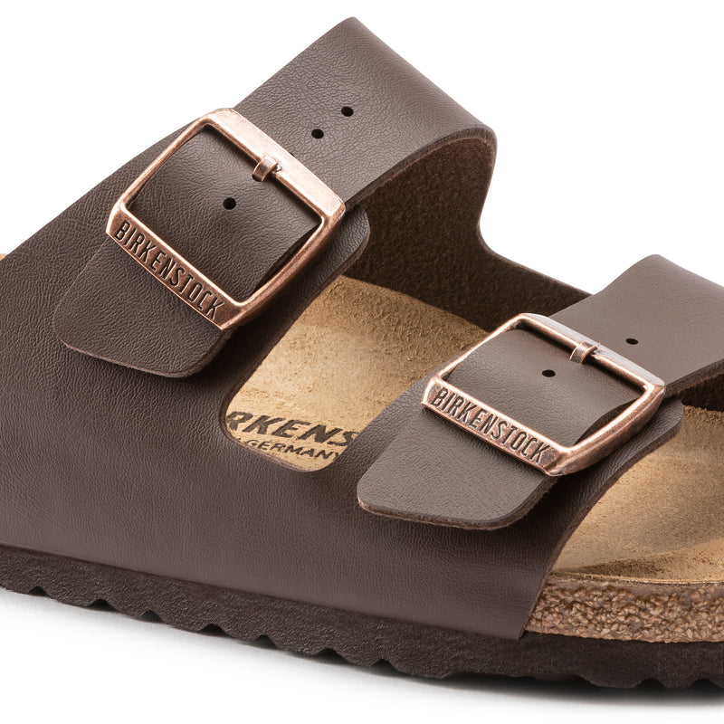 Birkenstock Ciabatta uomo 2 fasce birko flor dark brown