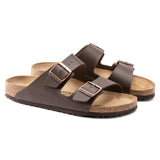 Birkenstock Ciabatta uomo 2 fasce birko flor dark brown