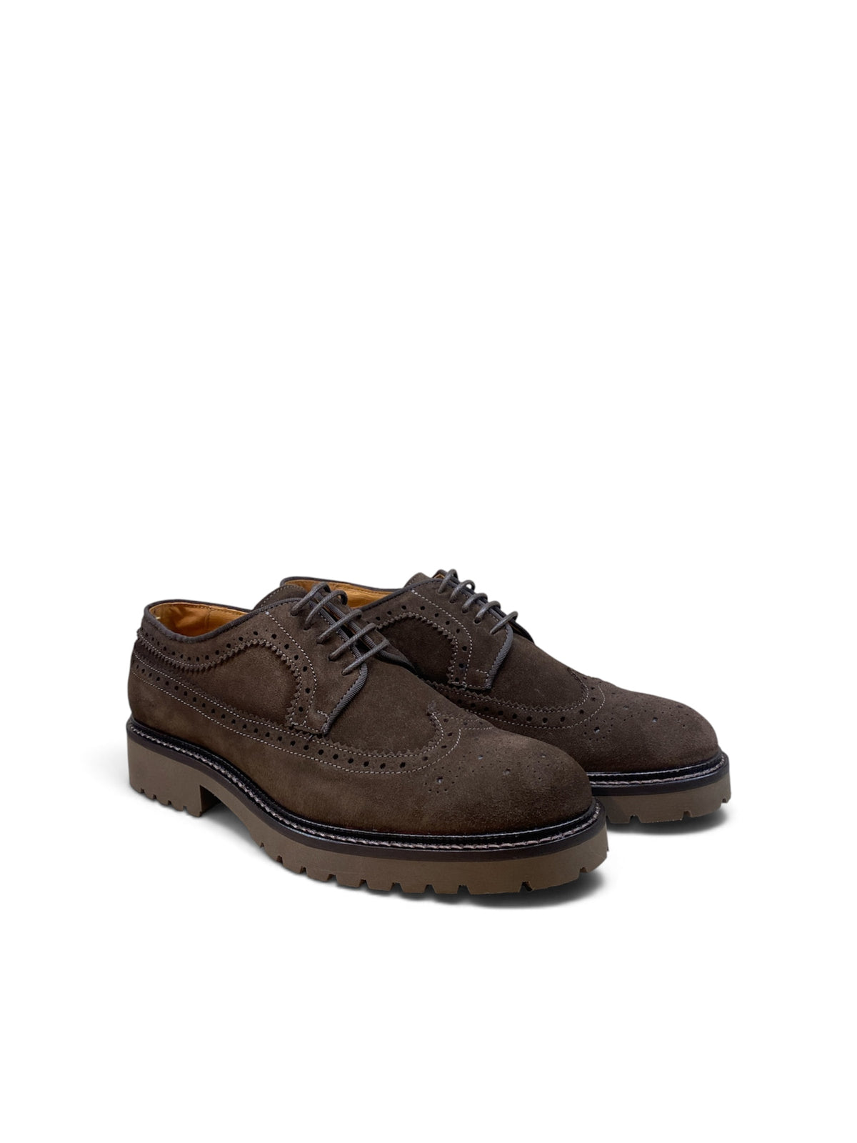 EXTON MOCASSINO DERBY IN CAMOSCIO TERRA