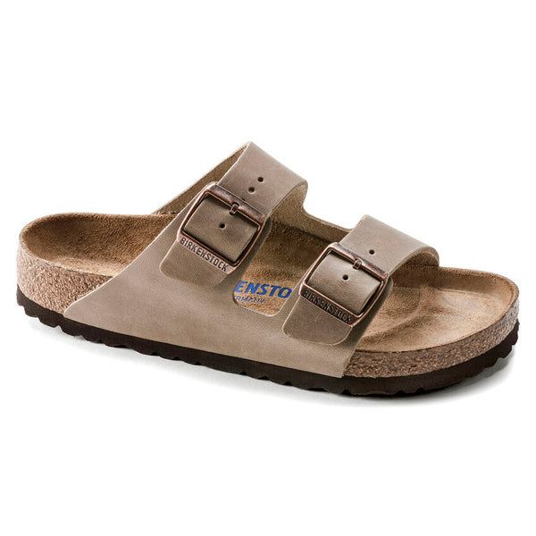 Birkenstock Ciabatta donna Arizona SFB in pelle oliata tabacco