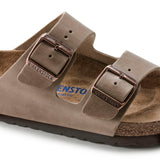 Birkenstock Ciabatta donna Arizona SFB in pelle oliata tabacco