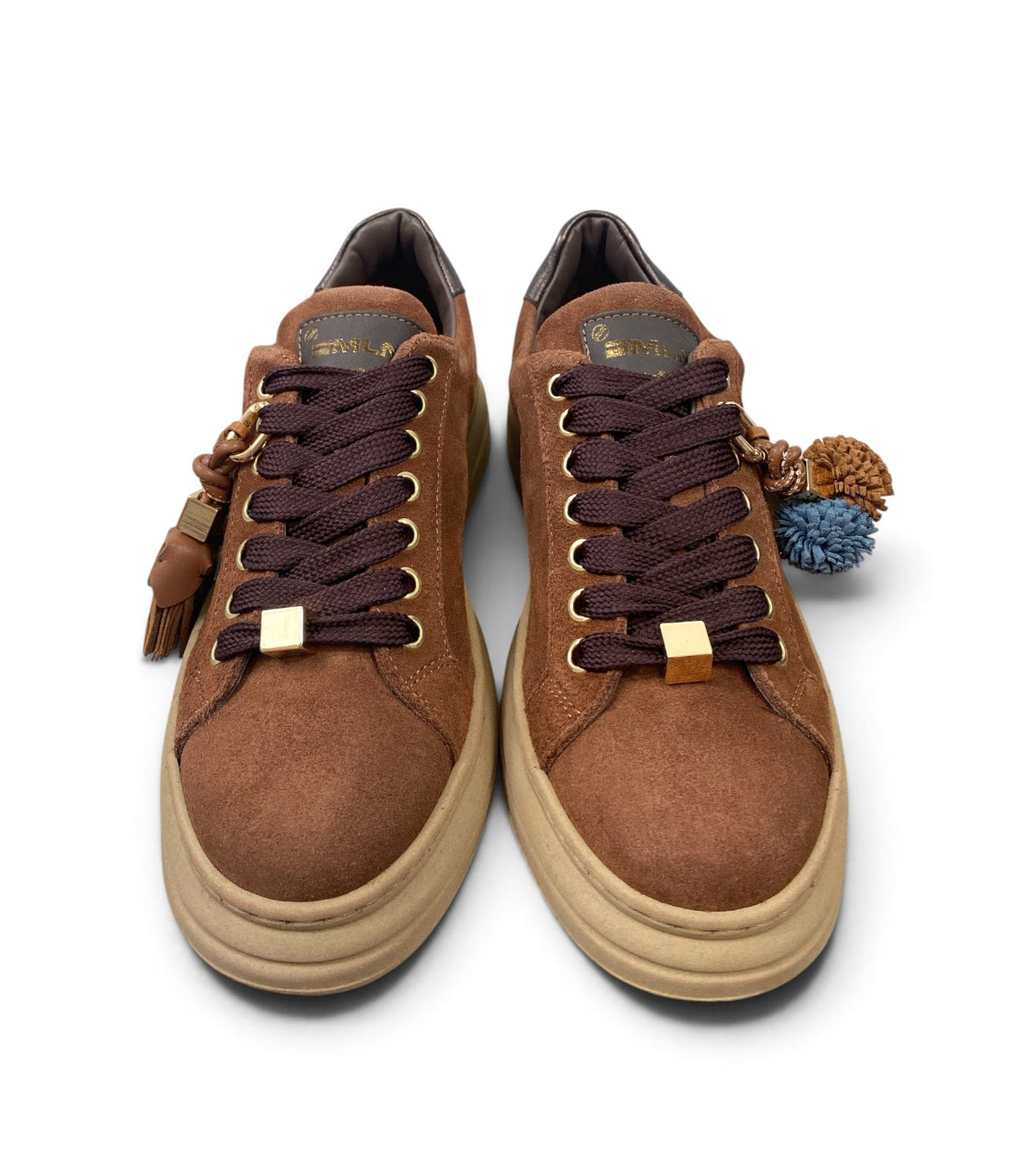 MÉLINÉ SNEAKERS DONNA SUEDE NOCCIOLA