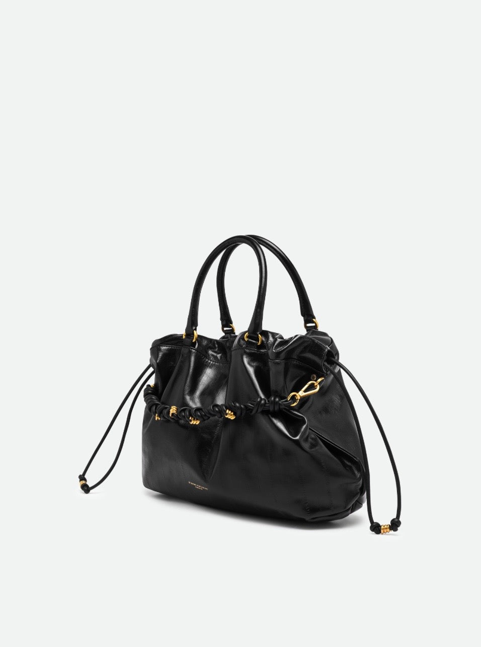 GIANNI CHIARINI BORSA MORGANA IN PELLE NERA