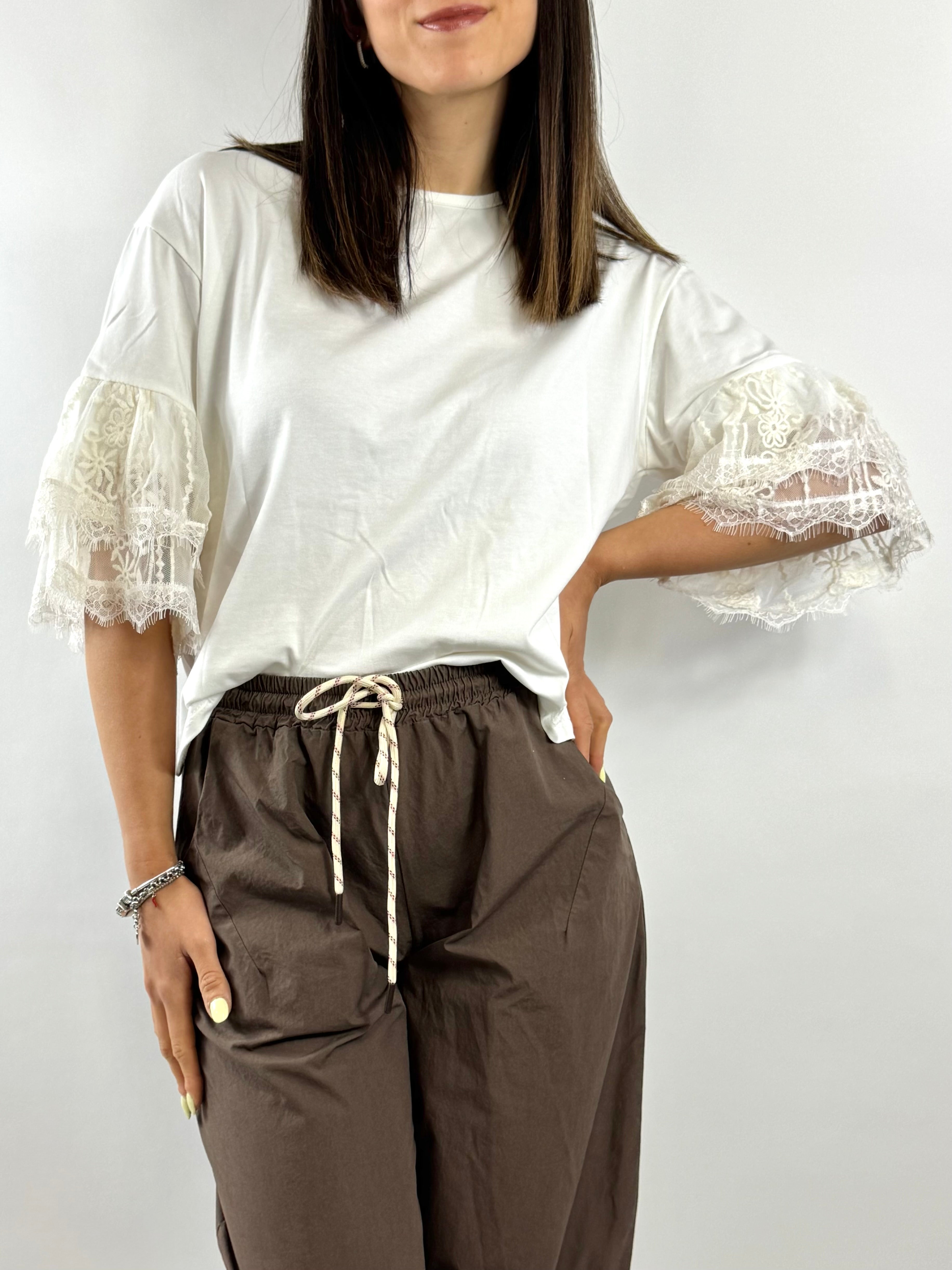 SUSY MIX T-SHIRT MANICA GALA LATTE