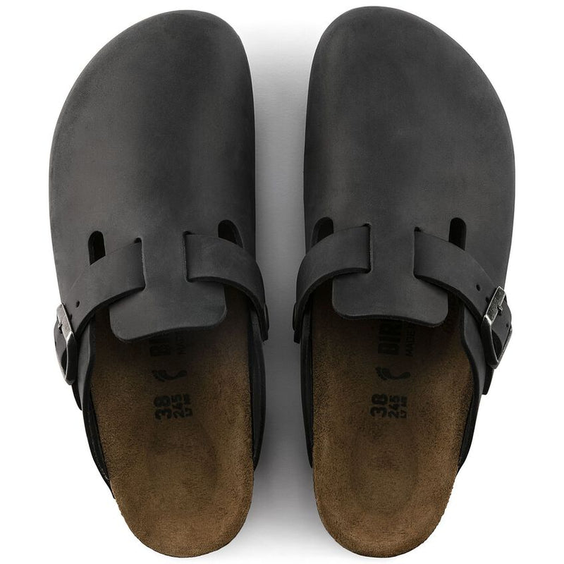 Birkenstock Sabot unisex in pelle oliata black