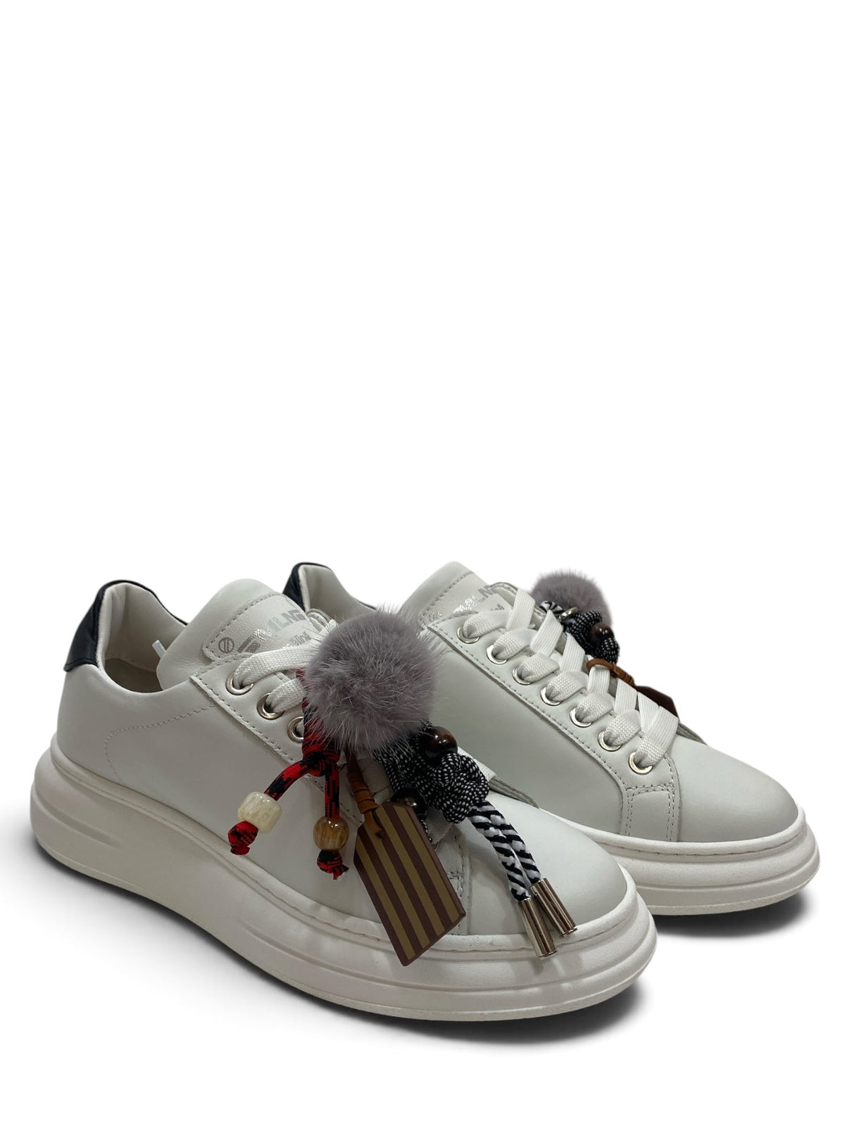 MÉLINÉ SNEAKERS PELLE BIANCO