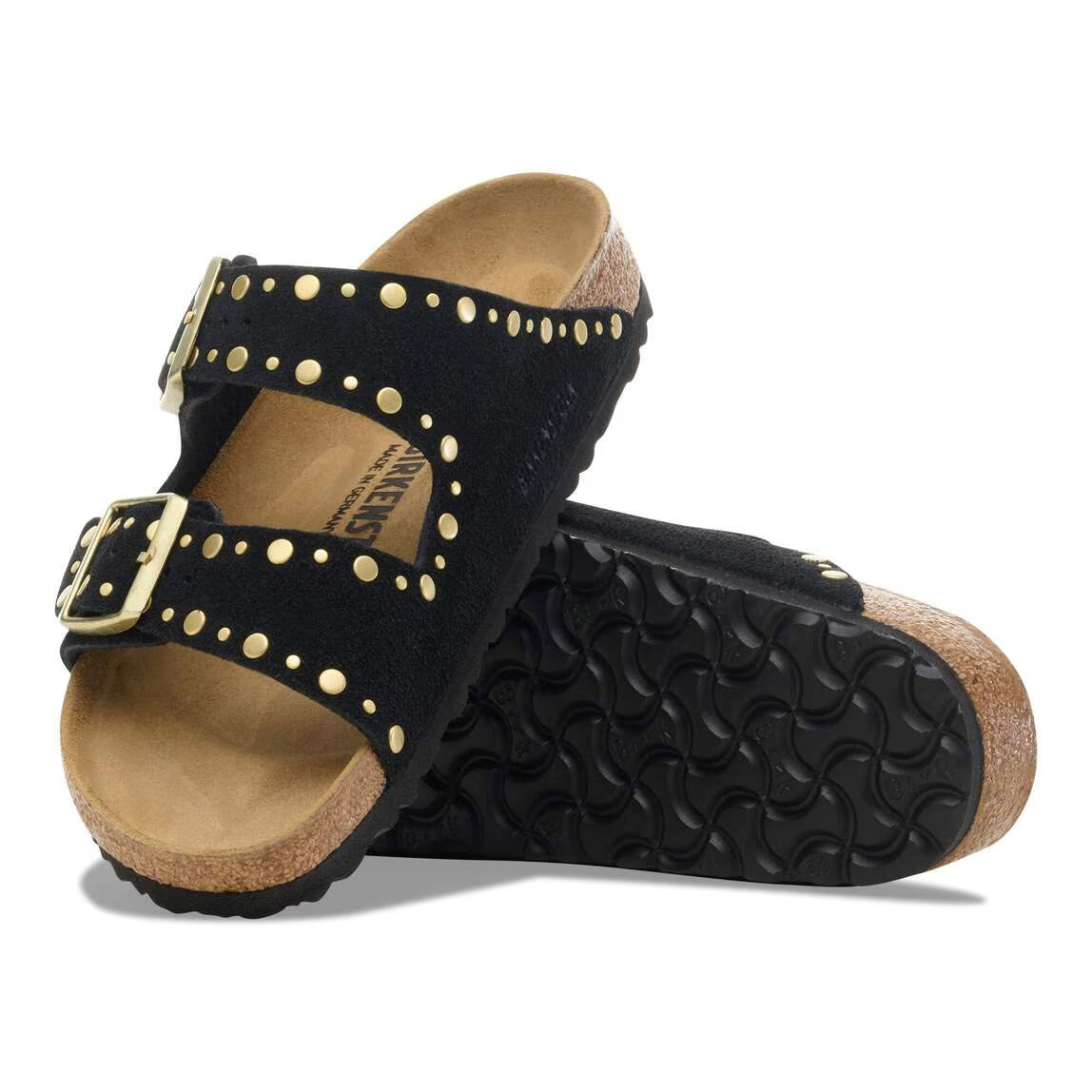 BIRKENSTOCK ARIZONA RIVET BLACK