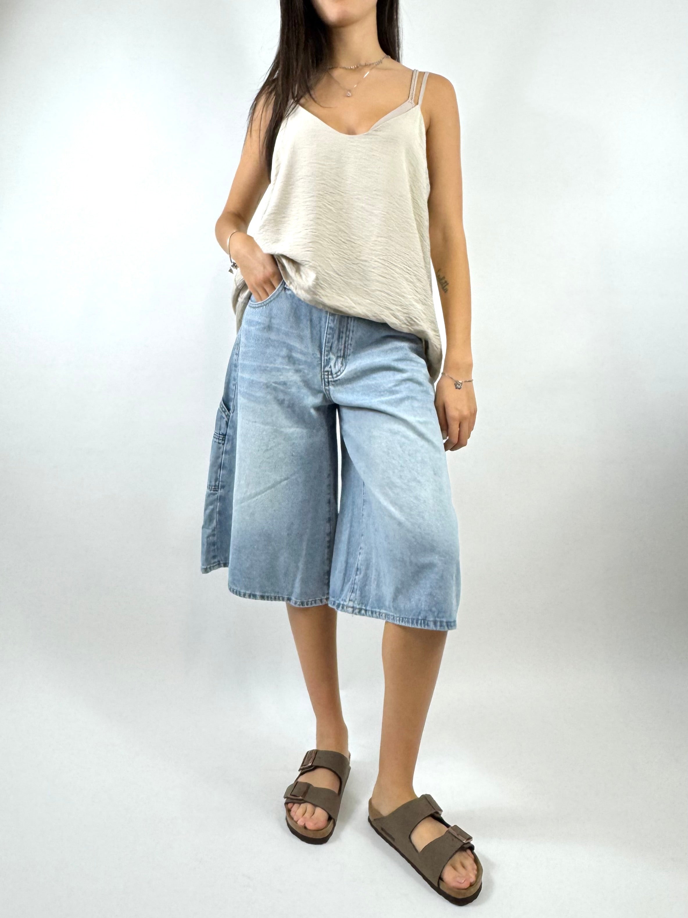 CECILE BERMUDA DENIM