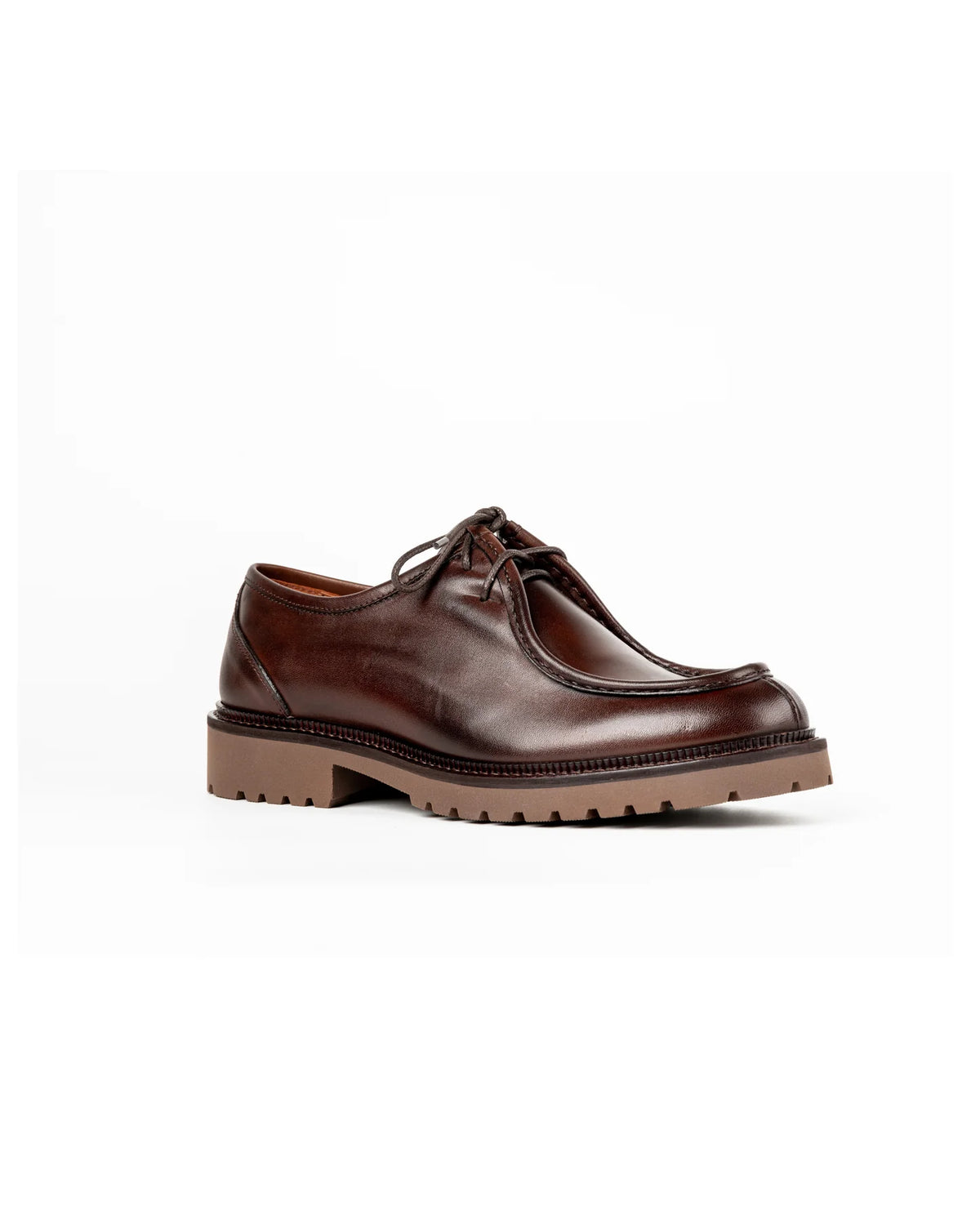 EXTON SCARPA ALLACCIATA PARABOOT VITELLO BROWN