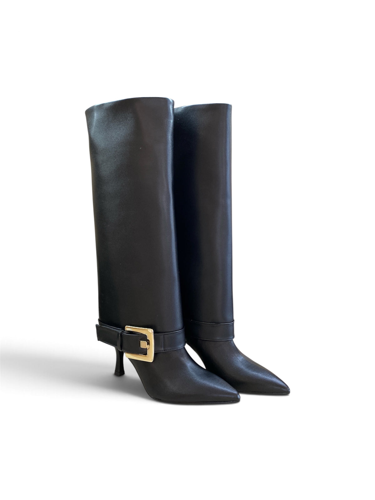 BOTTEGA LOTTI STIVALE ALTO FIBBIA