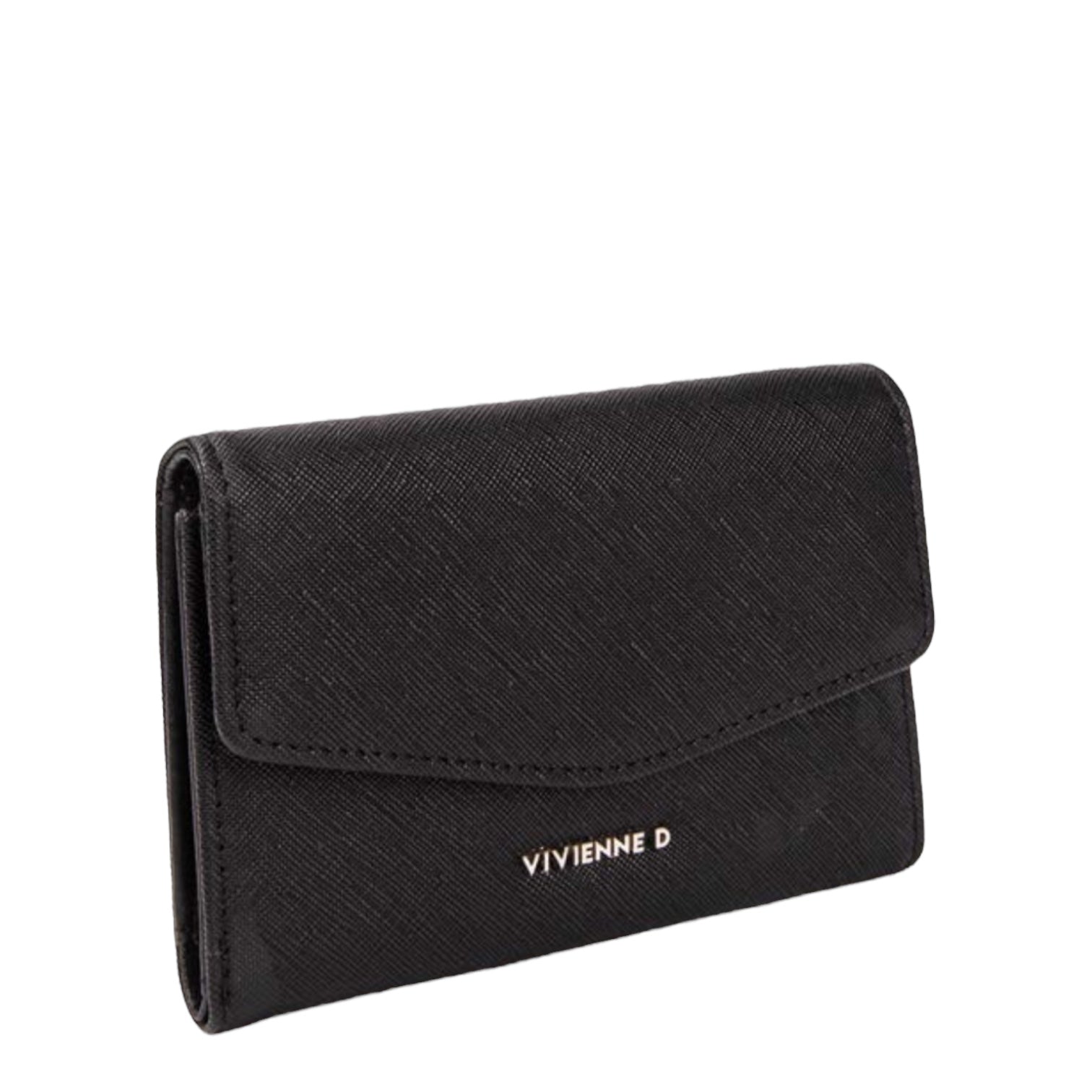 VIVIENNE D PORTAFOGLIO ECOPELLE NERO