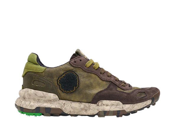 SATORISAN SNEAKER PELLE SUEDE BRONZE BLACK