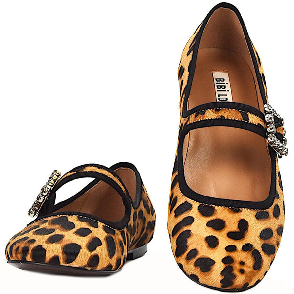 BIBI LOU Ballerina donna cavallino leopardato