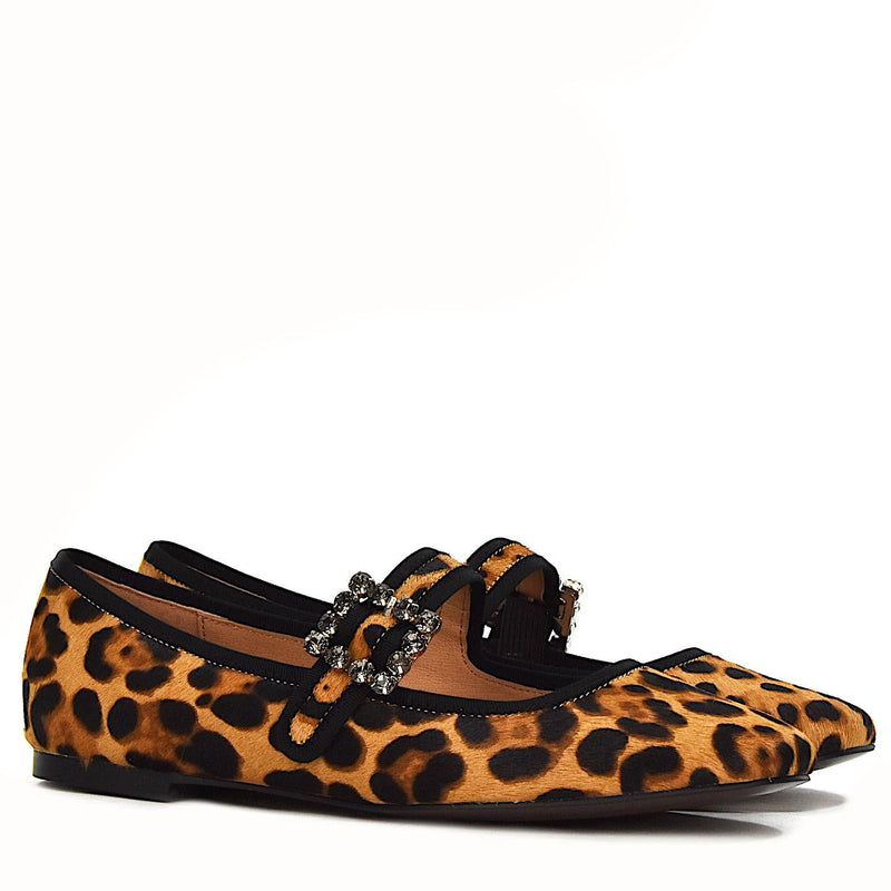 BIBI LOU Ballerina donna cavallino leopardato