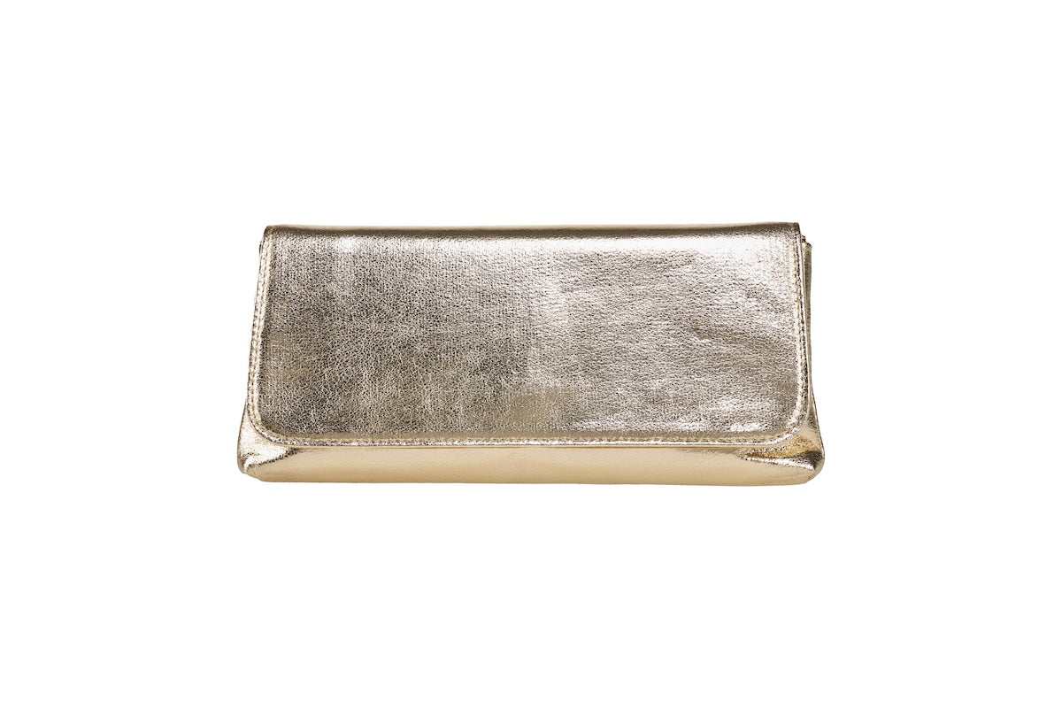 ANNA CECERE POCHETTE LAMINATA PLATINO