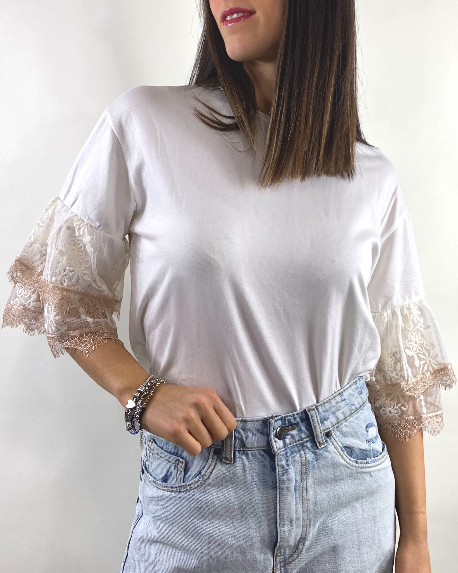 SUSY MIX T-SHIRT MANICA GALA ROSA