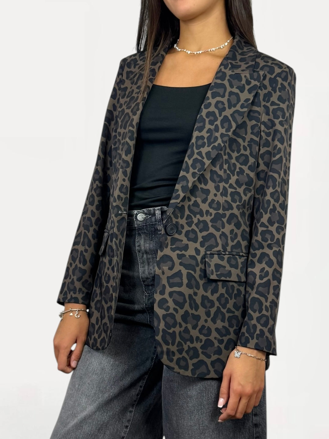 SUSY MIX GIACCA ANIMALIER