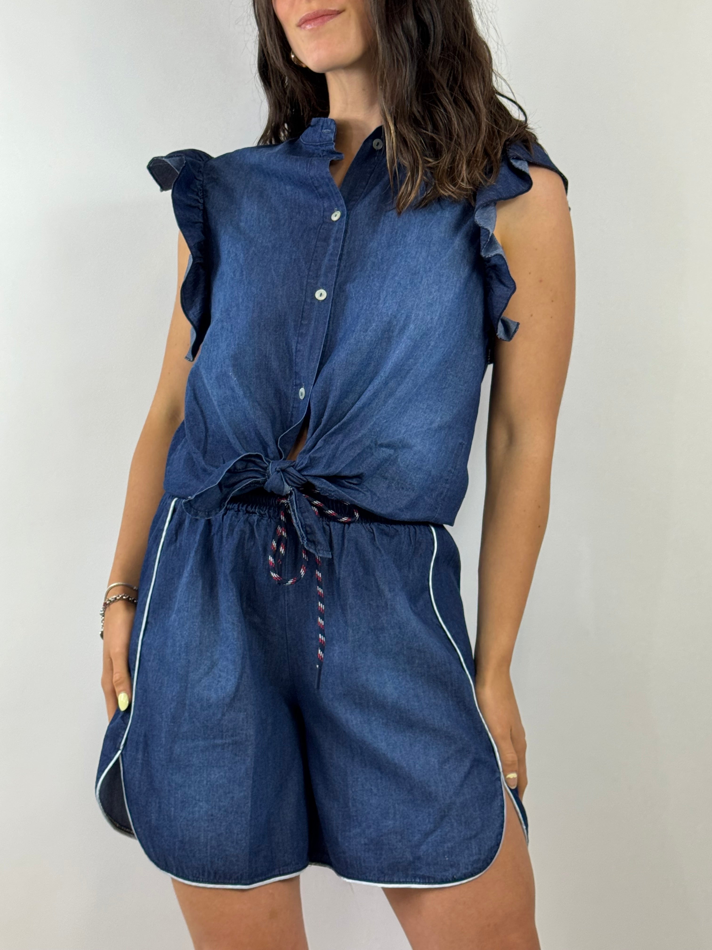 SUSYMIX CAMICIA CHAMBRAY