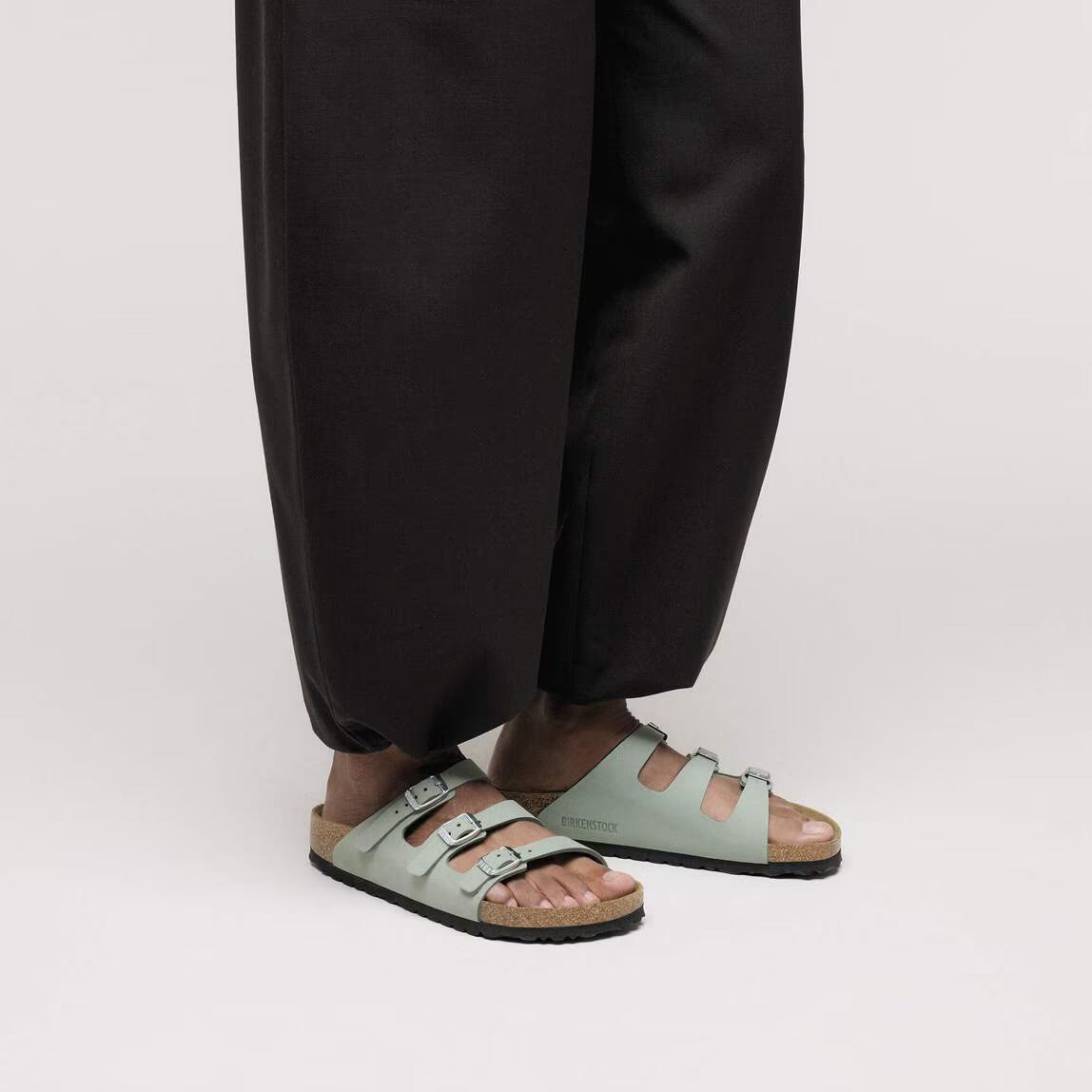 BIRKENSTOCK FLORIDA NABUK PURE SAGE