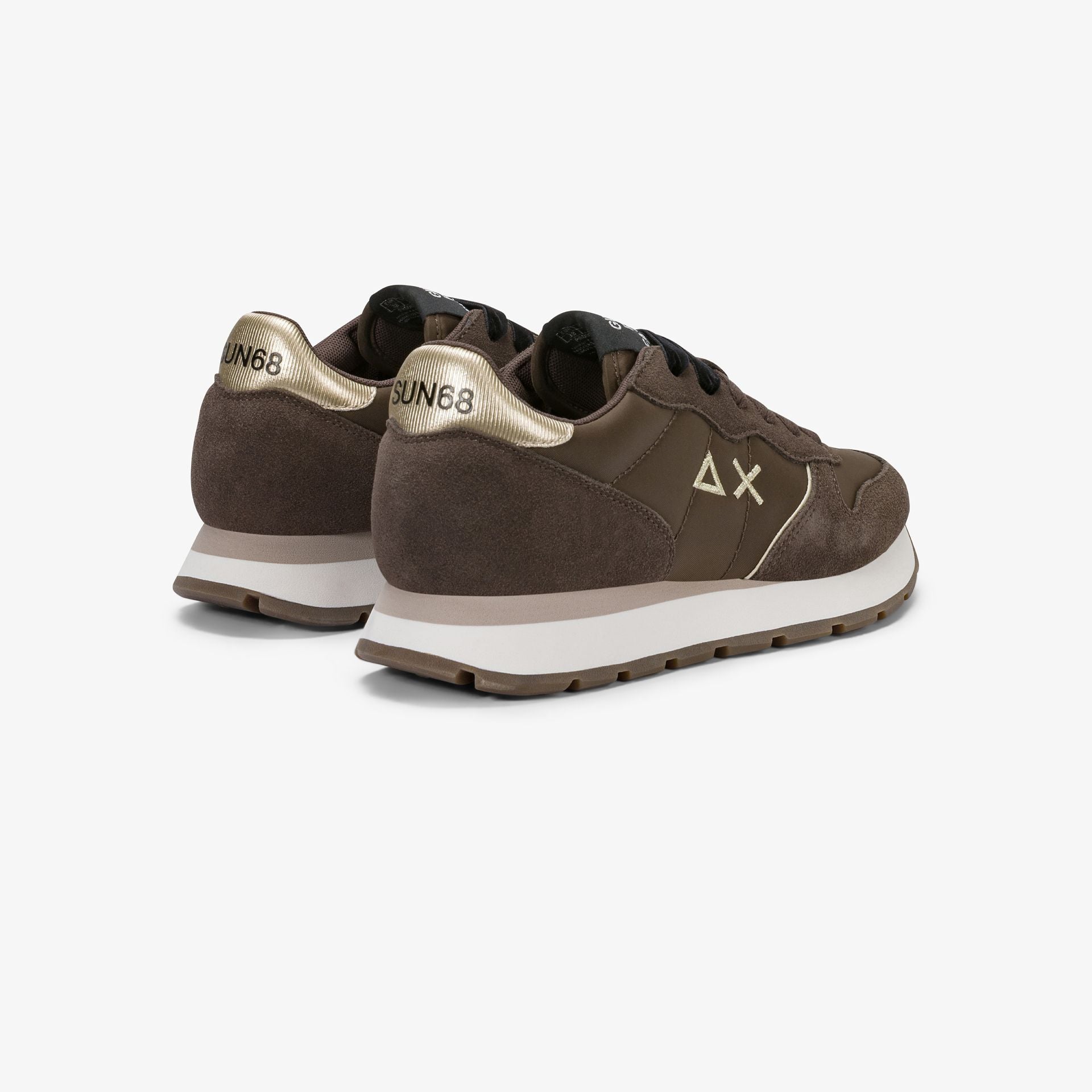 SUN68 SNEAKERS DONNA ALLY MARRONE