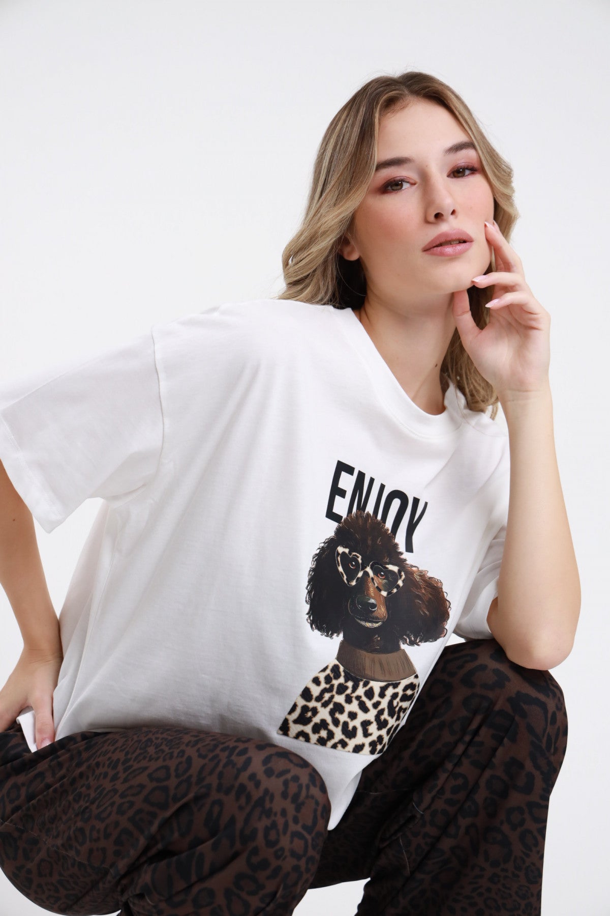 SUSY MIX T-SHIRT STAMPA ENJOY