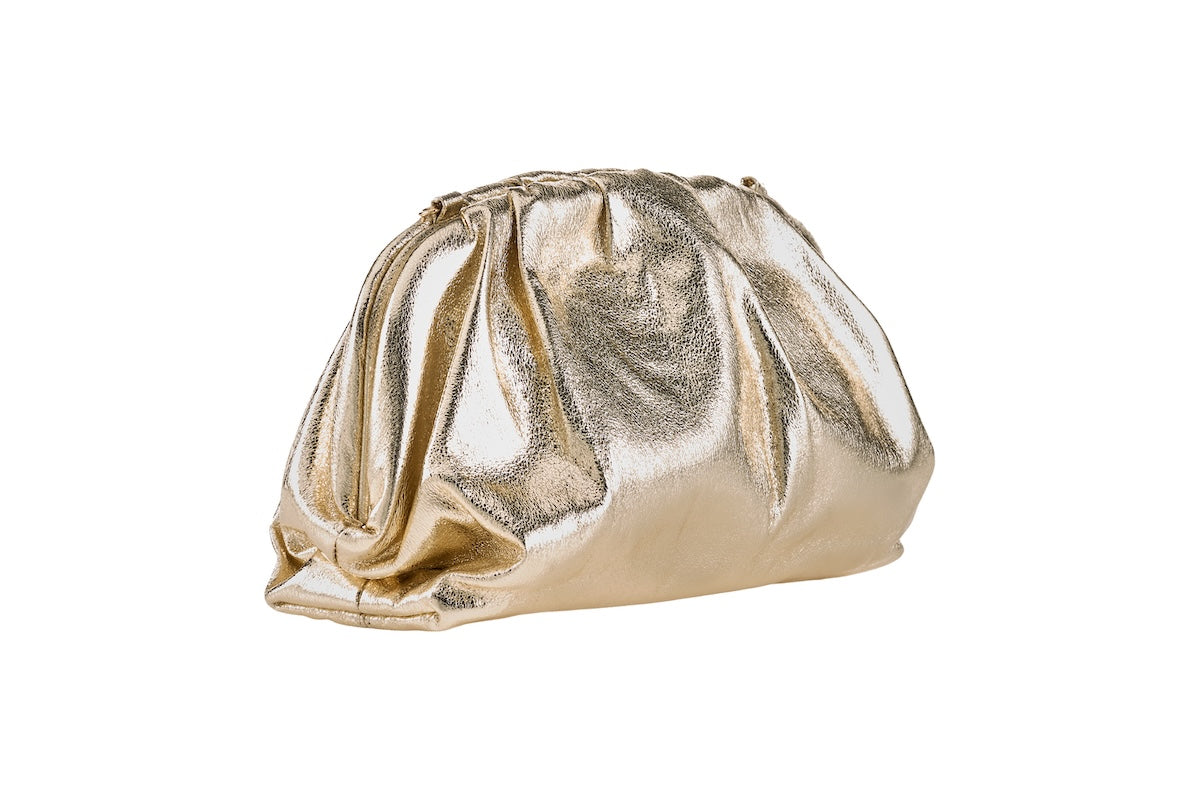 ANNA CECERE POCHETTE PASTICCINO ORO