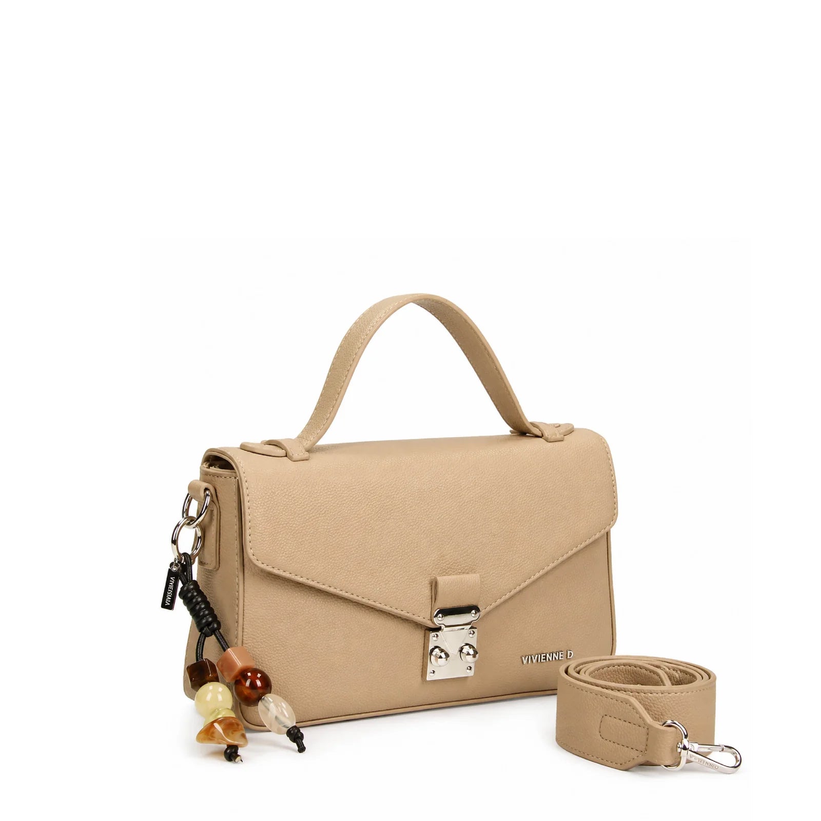 VIVIENNE D MINI CARTELLA CHARLIE ESSENTIAL BEIGE