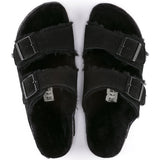 Birkenstock Arizona pelliccia di agnello Shearling Black