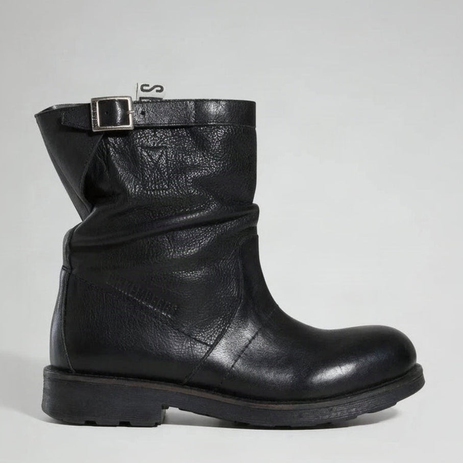 BIKKEMBERGS STIVALE DONNA VINTAGE GAMBALE BASSO