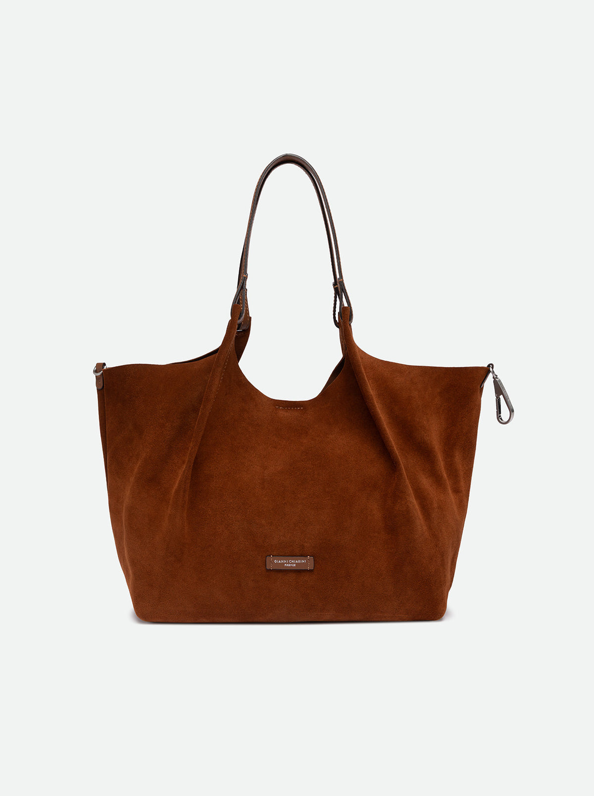 GIANNI CHIARINI BORSA A SPALLA DUA COGNAC