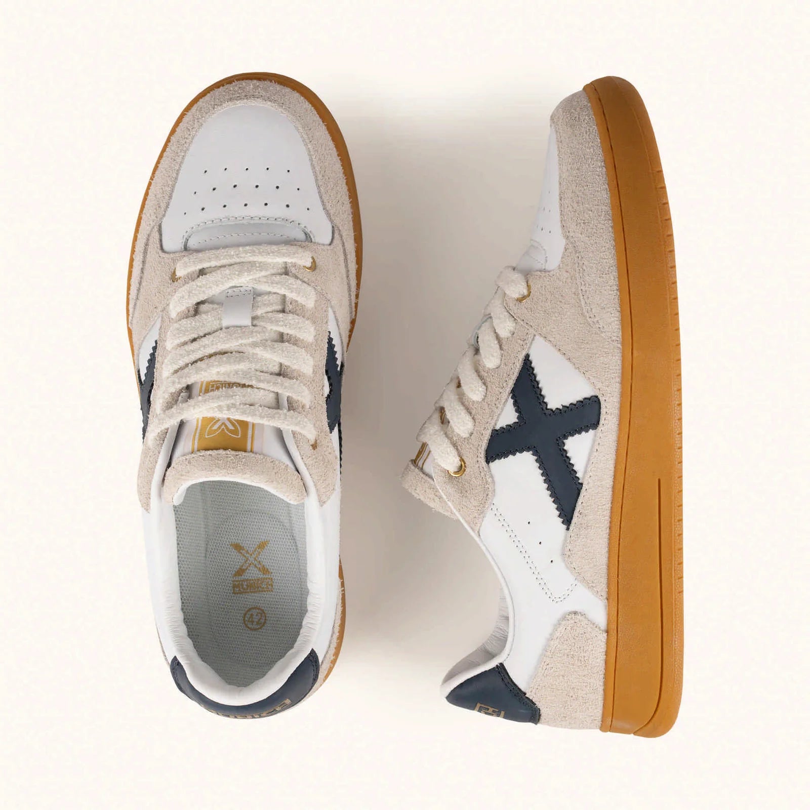 MUNICH SNEAKERS UOMO LEGIT BIANCO BLU