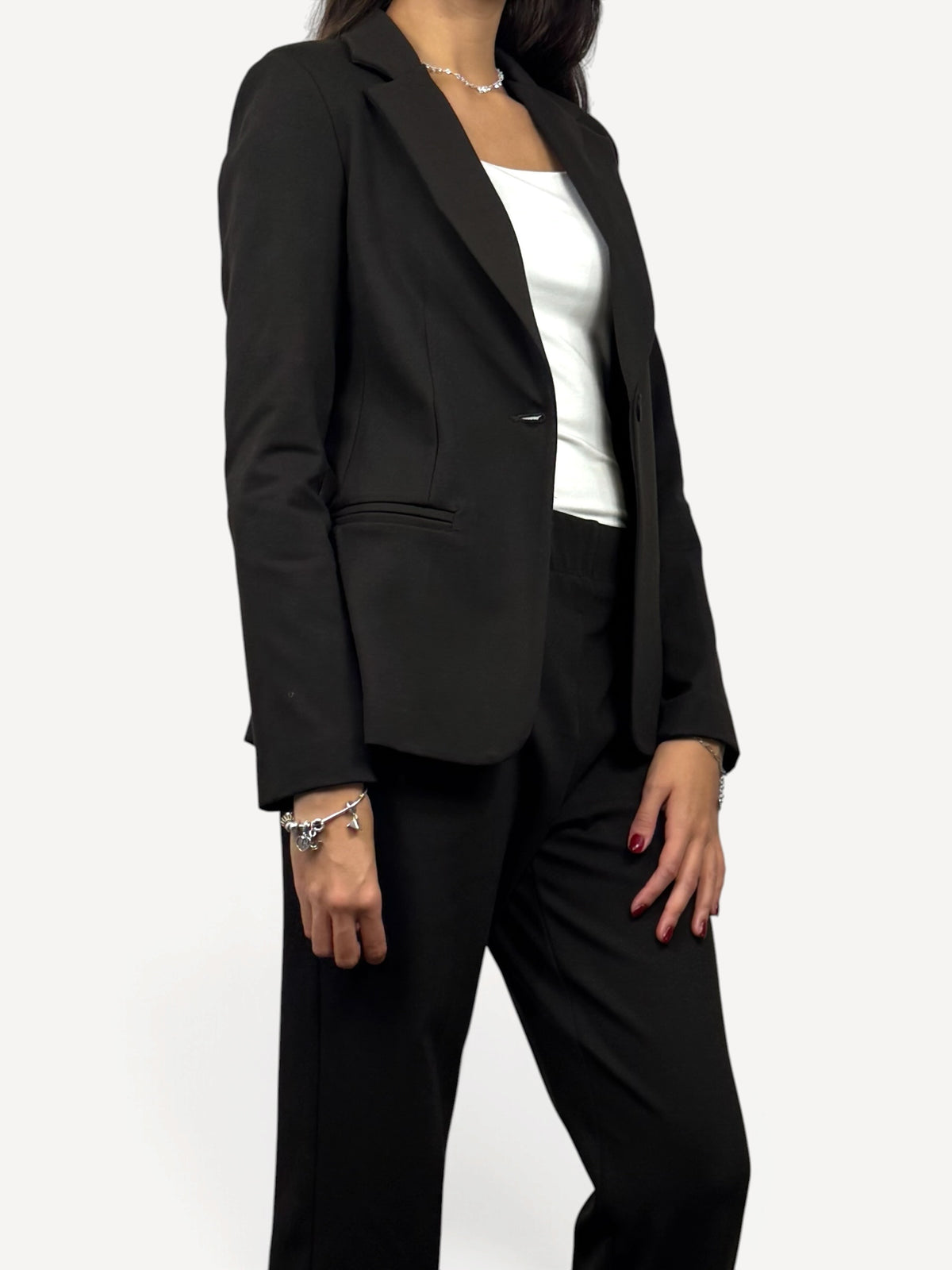 SUSY MIX BLAZER TESSUTO PUNTO MILANO MORO