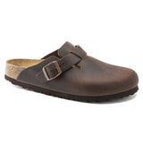 Birkenstock Sabot uomo pelle oliata habana