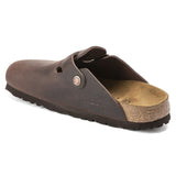 Birkenstock Sabot uomo pelle oliata habana