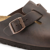 Birkenstock Sabot uomo pelle oliata habana