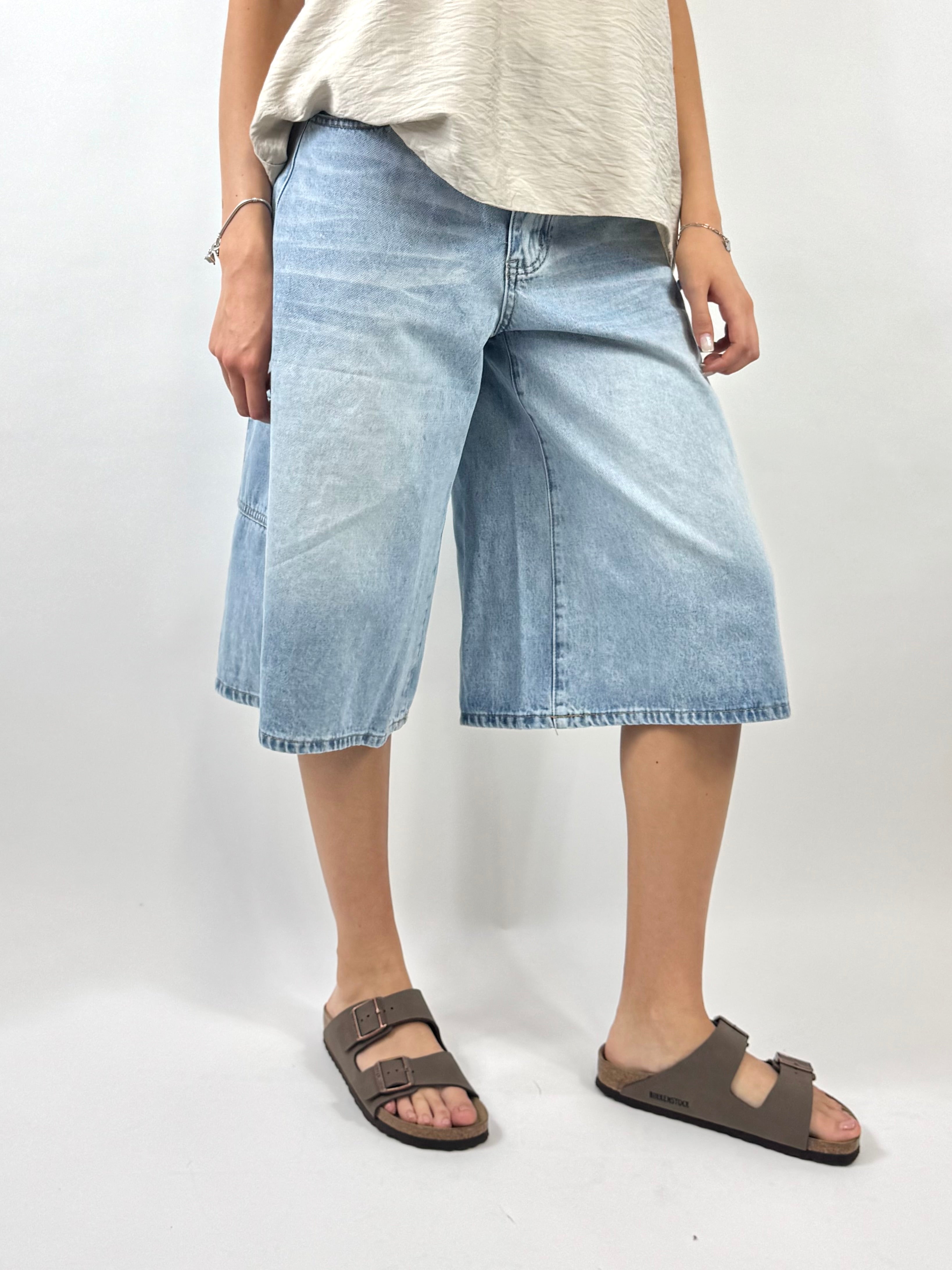 CECILE BERMUDA DENIM