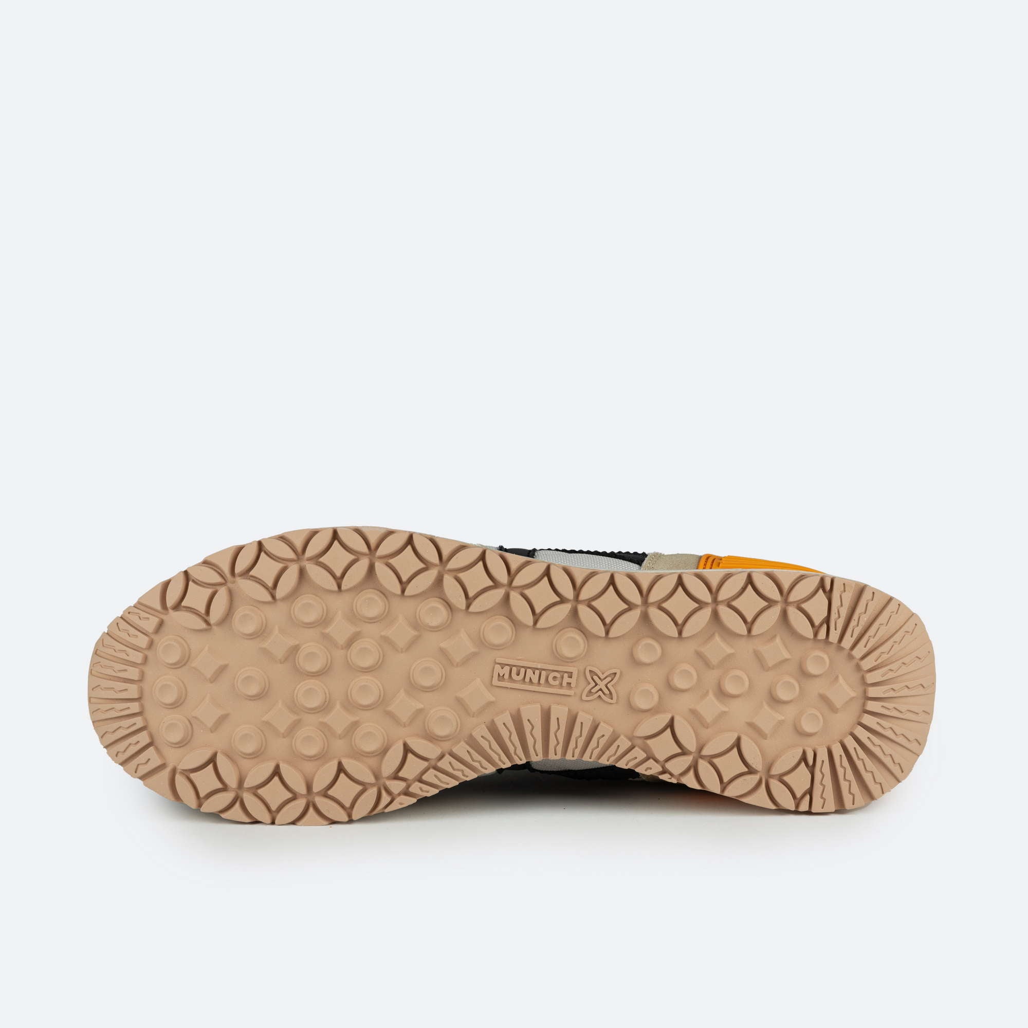 Munich Sneakers uomo beige mesh e suede