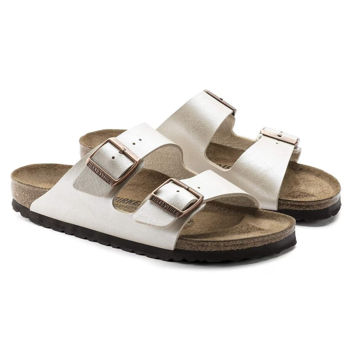 BIRKENSTOCK ARIZONA GRACEFUL PEARL WHITE