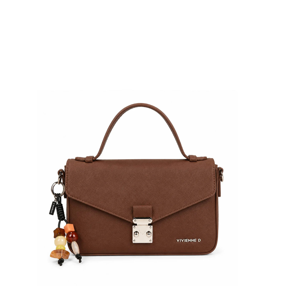 VIVIENNE D MINI CARTELLA CHARLIE ESSENTIAL TESTA DI MORO