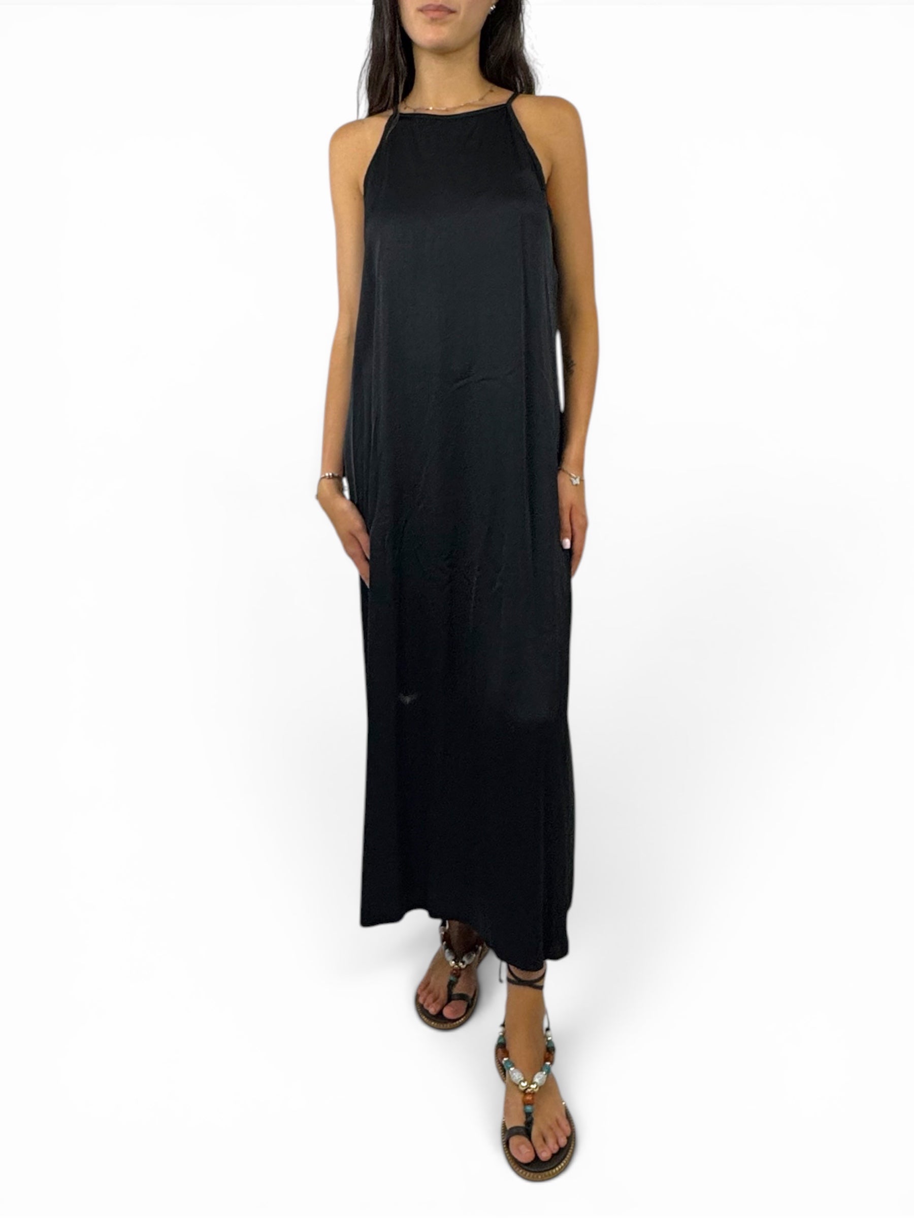 SUSY MIX ABITO IN RASO NERO