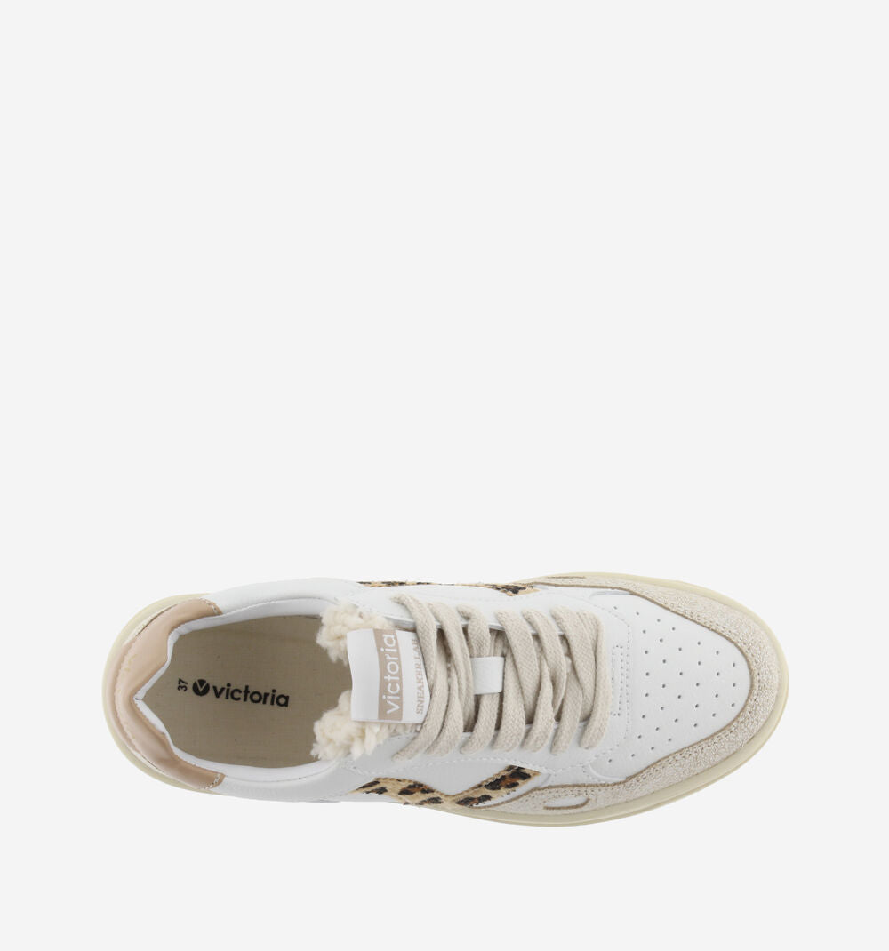 VICTORIA SNEAKERS SEUL CAMEL LEOPARD